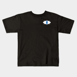 Oblong Eye Design (Upper Corner) Kids T-Shirt